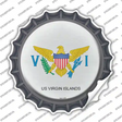 US Virgin Islands Novelty Bottle Cap Sticker Decal