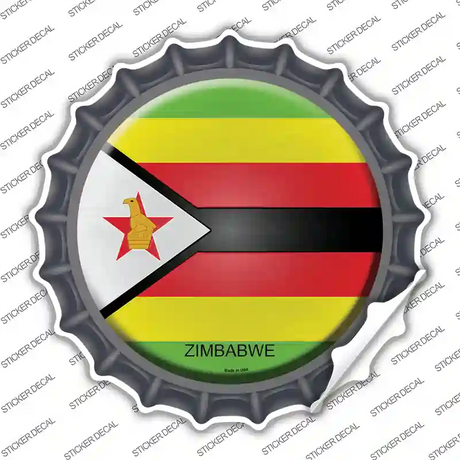 Zimbabwe Country Novelty Bottle Cap Sticker Decal