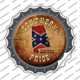Southern Pride Alabama Novelty Bottle Cap Sticker Decal
