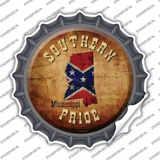 Southern Pride Mississippi Novelty Bottle Cap Sticker Decal