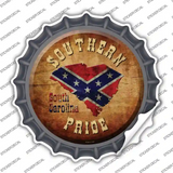 Southern Pride South Carolina Novelty Bottle Cap Sticker Decal