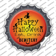 Happy Halloween Novelty Bottle Cap Sticker Decal