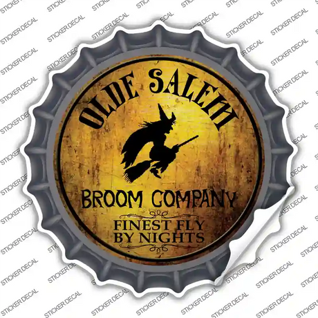 Salem Broom Company Novelty Bottle Cap Sticker Decal