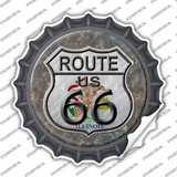 Illinois Route 66 Novelty Bottle Cap Sticker Decal