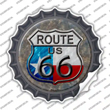 Texas Route 66 Novelty Bottle Cap Sticker Decal
