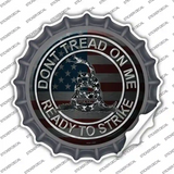 Dont Tread On Me Novelty Bottle Cap Sticker Decal