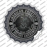 Americas Freedom Novelty Bottle Cap Sticker Decal