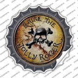 Raise The Jolly Roger Novelty Bottle Cap Sticker Decal