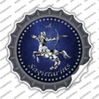 Sagittarius Novelty Bottle Cap Sticker Decal