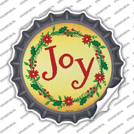 Joy Novelty Bottle Cap Sticker Decal