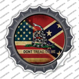 American Confederate Dont Tread On Me Novelty Bottle Cap Sticker Decal