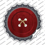 Red Button Novelty Bottle Cap Sticker Decal