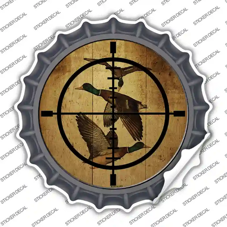 Duck Hunter Novelty Bottle Cap Sticker Decal