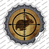 Rabbit Hunter Novelty Bottle Cap Sticker Decal
