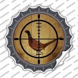 Pheasant Hunter Novelty Bottle Cap Sticker Decal