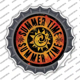 Summer Time Novelty Bottle Cap Sticker Decal