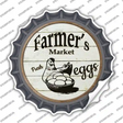 Farmers Market Eggs Novelty Bottle Cap Sticker Decal