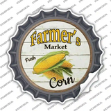 Farmers Market Corn Novelty Bottle Cap Sticker Decal