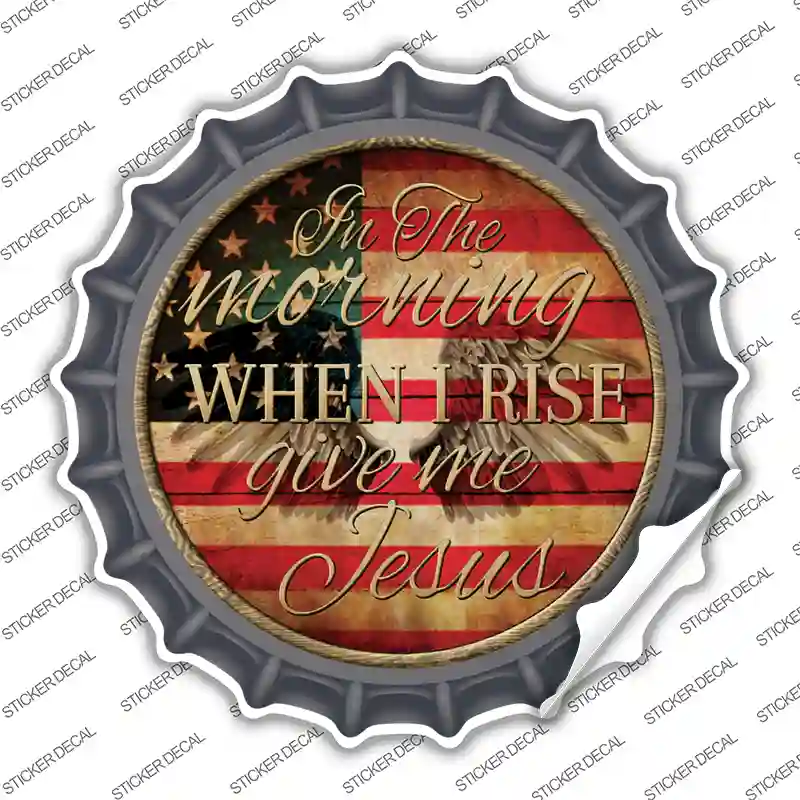When I Rise Novelty Bottle Cap Sticker Decal