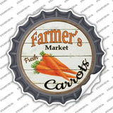 Farmers Market Carrots Novelty Bottle Cap Sticker Decal