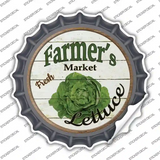 Farmers Market Lettuce Novelty Bottle Cap Sticker Decal