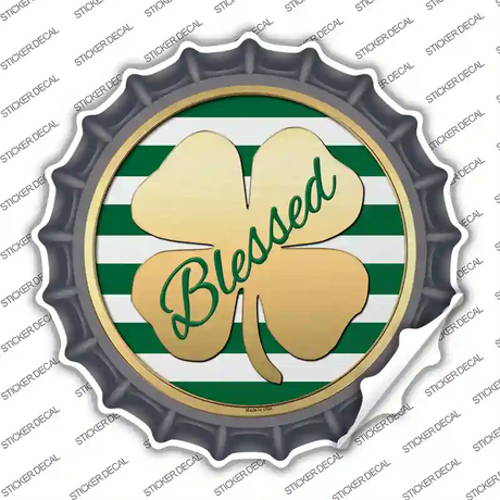 Blessed Novelty Bottle Cap Sticker Decal