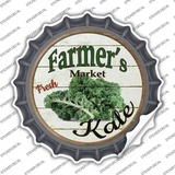 Farmers Market Kale Novelty Bottle Cap Sticker Decal