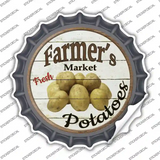 Farmers Market Potatoes Novelty Bottle Cap Sticker Decal