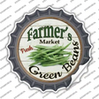 Farmers Market Green Beans Novelty Bottle Cap Sticker Decal