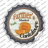 Farmers Market Cantaloupe Novelty Bottle Cap Sticker Decal