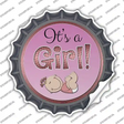 Its A Girl Novelty Bottle Cap Sticker Decal