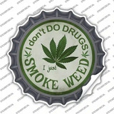 Smoke Weed Novelty Bottle Cap Sticker Decal