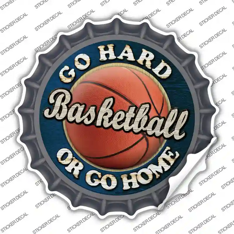 Basketball Novelty Bottle Cap Sticker Decal