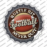 Football Novelty Bottle Cap Sticker Decal