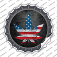 American Pot Novelty Bottle Cap Sticker Decal