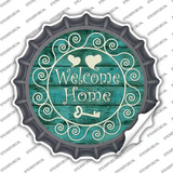 Welcome Home Novelty Bottle Cap Sticker Decal