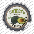 Farmers Market Avocados Novelty Bottle Cap Sticker Decal