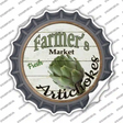 Farmers Market Artichokes Novelty Bottle Cap Sticker Decal