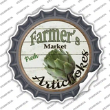 Farmers Market Artichokes Novelty Bottle Cap Sticker Decal