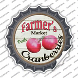 Farmers Market Cranberries Novelty Bottle Cap Sticker Decal