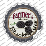 Farmers Market Black Berries Novelty Bottle Cap Sticker Decal