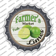Farmers Market Limes Novelty Bottle Cap Sticker Decal