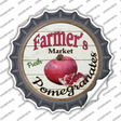 Farmers Market Pomegranates Novelty Bottle Cap Sticker Decal