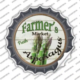 Farmers Market Asparagus Novelty Bottle Cap Sticker Decal