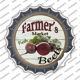 Farmers Market Beets Novelty Bottle Cap Sticker Decal