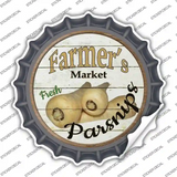 Farmers Market Parsnips Novelty Bottle Cap Sticker Decal