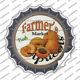 Farmers Market Apricots Novelty Bottle Cap Sticker Decal