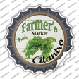 Farmers Market Cilantro Novelty Bottle Cap Sticker Decal