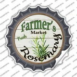 Farmers Market Rosemary Novelty Bottle Cap Sticker Decal
