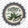 Farmers Market Sage Novelty Bottle Cap Sticker Decal